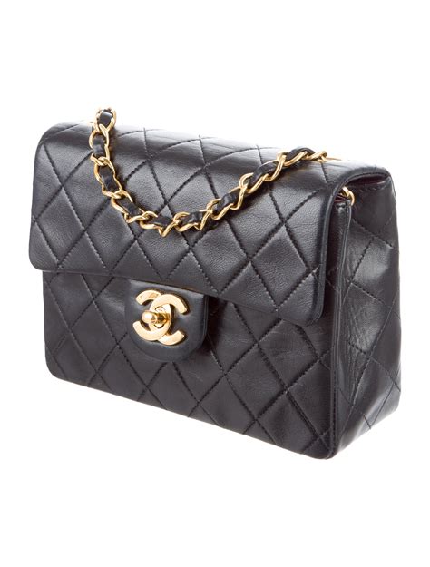 classic mini square flap bag chanel|Chanel mini flap price.